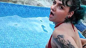 Bet you'll cum bareback fucking two young hotties