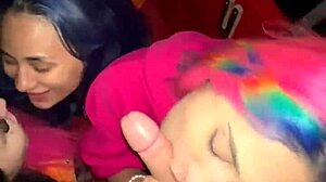 Curvy Asian Students Surprise Guy On Boat Sucking Monster Cock Deepthroat Sloppy Cum In Mouth FFM Group