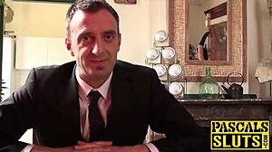 big boobed babe begs maledom master to enslave her roughly