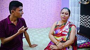 desi boy pounds mom's friend hardcore at home