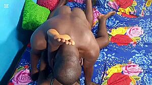 sexy babe reverse ridin dick hard in bedroom with big ass bouncin wild