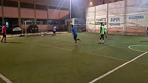 dmp catches picasso stroking monster cock in voyeur thrill