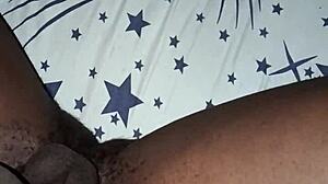 hey couples getting horny at midnight she rides his dick moaning wildly