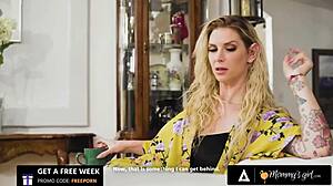 I can't stay away from my hot stepmom's tempting milf body