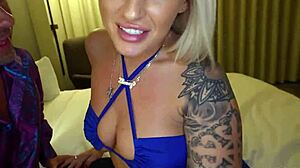 blonde milf wife sneaks off to fuck swinger friend cucking her husband pov