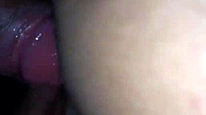 Latina bends over black cock for deep doggystyle ass pounding.