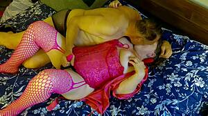 granny peggy sue demands big boy stroke her huge pink cock hard now