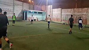 dmp catches picasso stroking monster cock in voyeur thrill