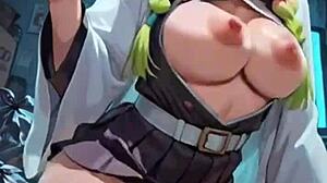 mitsuri kanroji ridin this monster dick so hard im moanin like crazy loop hentai