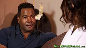 ebony nuru masseuse babe ass rammed in hd hardcore massage
