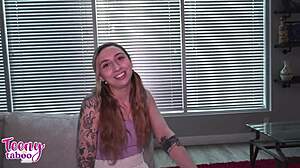 NINA NOVA'S PIERCED PIGTAILS LEAD TO CREAMPIE PROJECT FINISH!