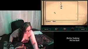 Naked Old Clock BBW Brunette Plays With Big Natural Tits Game