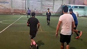 dmp catches picasso stroking monster cock in voyeur thrill