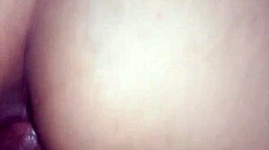 Latina bends over black cock for deep doggystyle ass pounding.