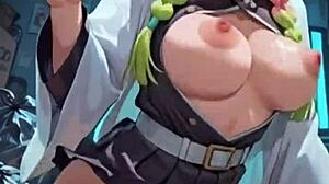 mitsuri kanroji ridin this monster dick so hard im moanin like crazy loop hentai