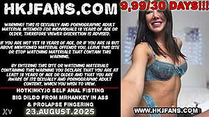 hey, watch me fist my ass with this huge mrhankey dildo and prolapse!