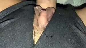 two cocks stretch shaved pussy till creampie leaks