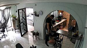 latina FLIRTS with contractor before WILD bedroom action