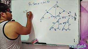 Asian Nerd Student Learns Sexual Trigonometry from Teacher