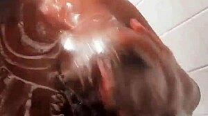 my soapy ebony natural tits feel amazing all slick