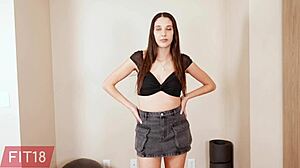 i creampied a tall skinny italian model in hot pink bodysuit