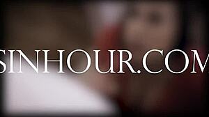 adorable flexible teen lili charmelle bends for old man outdoors