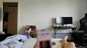 My stepmom flashes her milf tits outdoors while I show off my cock as her husband relaxes watching us exhibitionists