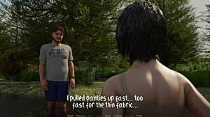 Anita's shaved pussy and small tits beg for your playful touch.