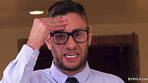 Britney Amber taunts her pathetic cuckold hubby relentlessly