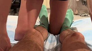 Her Massage Turns Into Wild Pussy Handjob Surprise