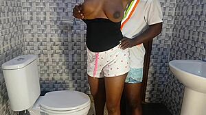 Plumber Pounds Tight 18yo Daughter's Pussy In Bathroom