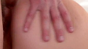 Curvy blonde babe Arteya rides huge cock rough anal until multiple hard orgasms