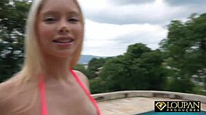 fudendo loirinha vivian lola's tight ass till cum explosion