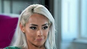 Adulterous Veronica Leal Tempts Hubby into Interracial DP Threesome