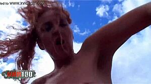 Lola bella's tight ass gets pounded by jorge outside camper van as petite redhead screams