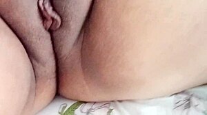 Chubby Latina BBW Teases Her Massive Pussy Lips in Homemade Softcore Close-Ups