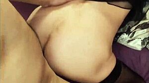 'watch mature wife's stockings ass tremble in homemade pov anal'