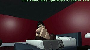 Boyfriend's friend sneaks over for secret big tits sex