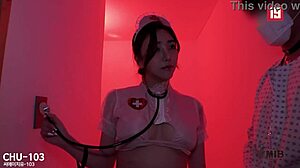 Nympho nurses hooked on double dick domination?