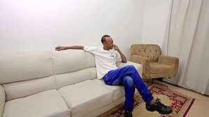 ate my friend's sister raw she begged for cum watching my vids