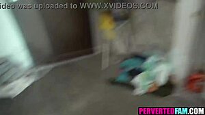 Ebony stepsister bribes with wet pussy