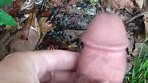 Morning Outdoor Piss With My Long Thick Penis