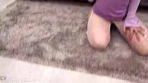 can you handle areta ridera taking first rough triple penetration in 5on1 gangbang?