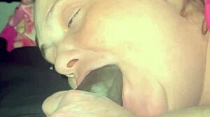 i'm gagging on this huge black cock like a desperate slave milf