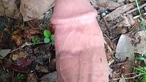 Morning Outdoor Piss With My Long Thick Penis