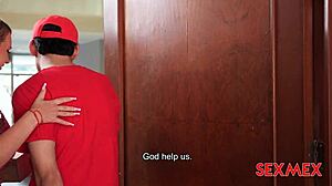 Sexmex Emily Thorne Pays Husband's Debt with Creampie Fuck