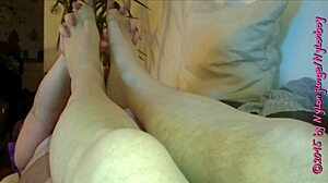 geile fsh oma nylon feet fun with young cock?