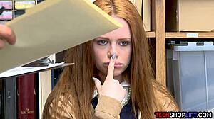 ella hughes, you busted stealing—suck this ozzie cock now
