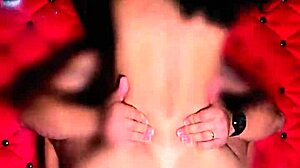 Tanned hairy pussy latina rocks reverse cowgirl creampie orgasm