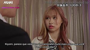 Professor's heart pounds fucking sexy student uniform